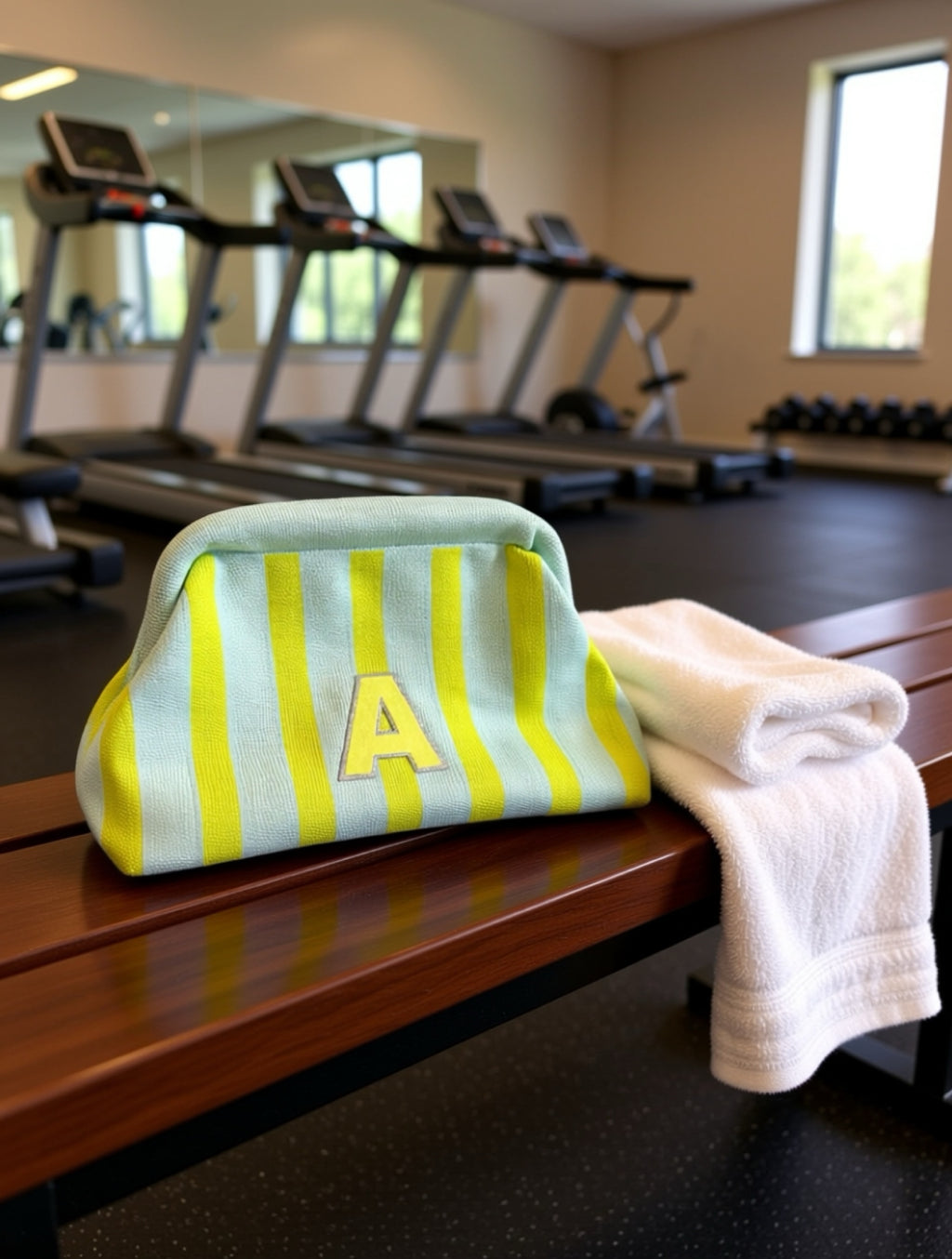 Glitzer Patches Neon gelb