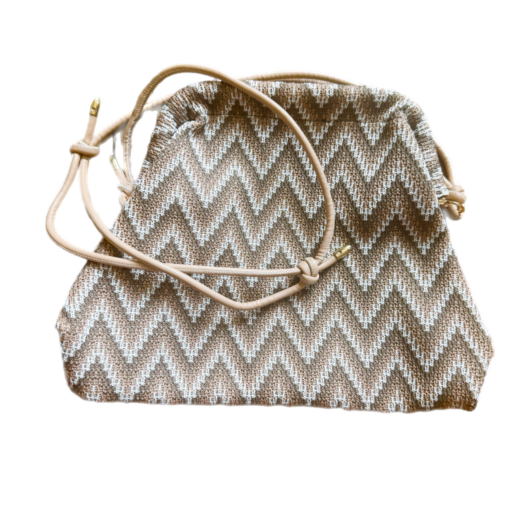 Kettenriemen beige (PU Leder)