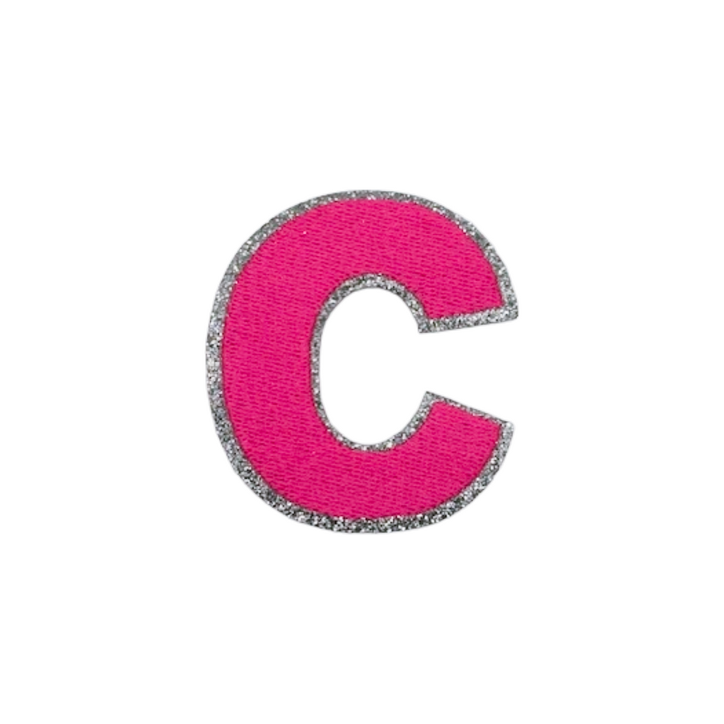 Glitzer Patches Neon Pink