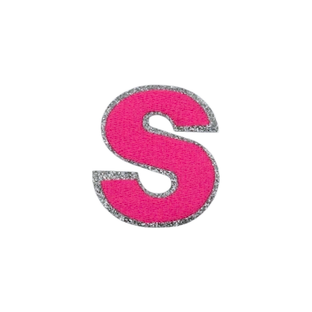 Glitzer Patches Neon Pink
