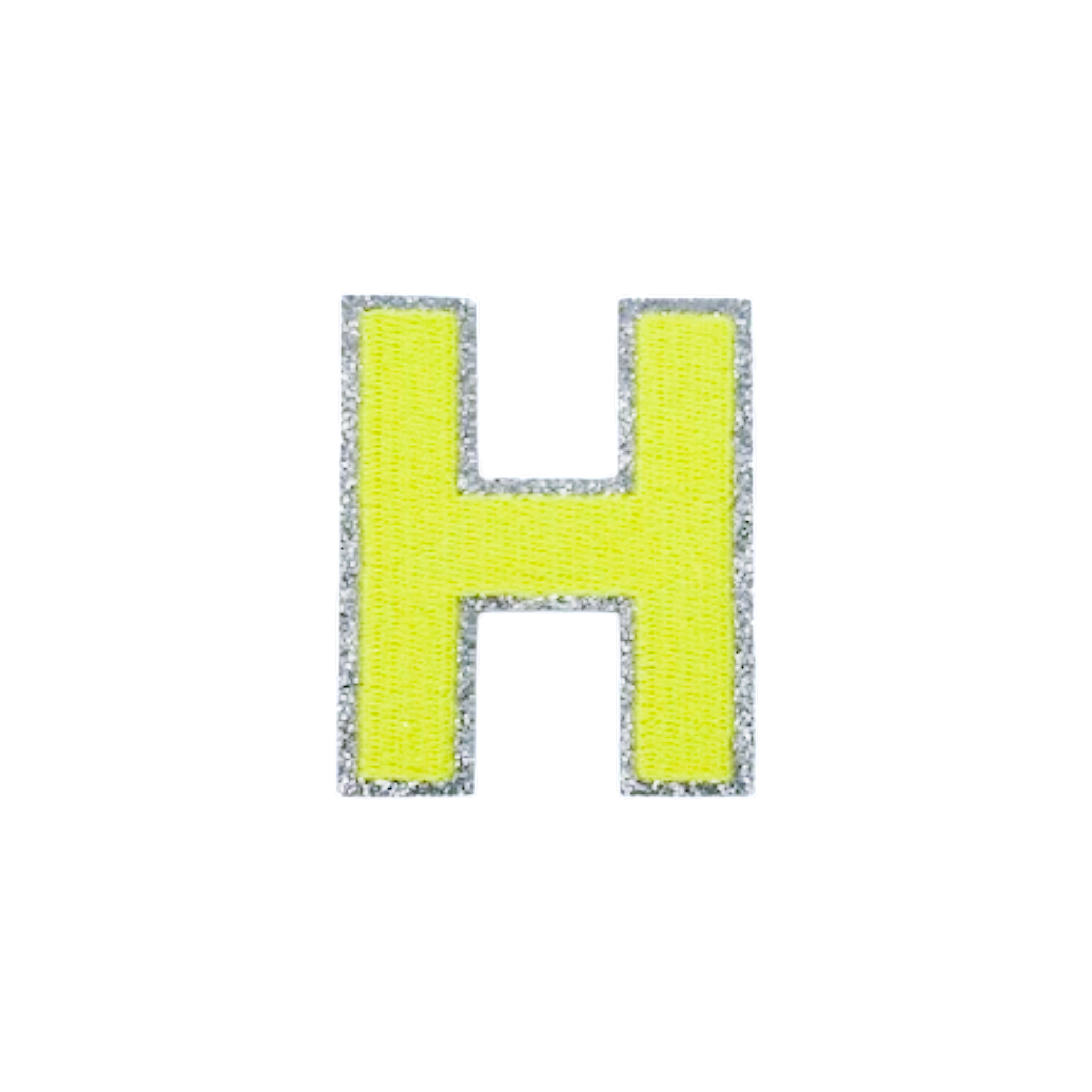 Glitzer Patches Neon gelb