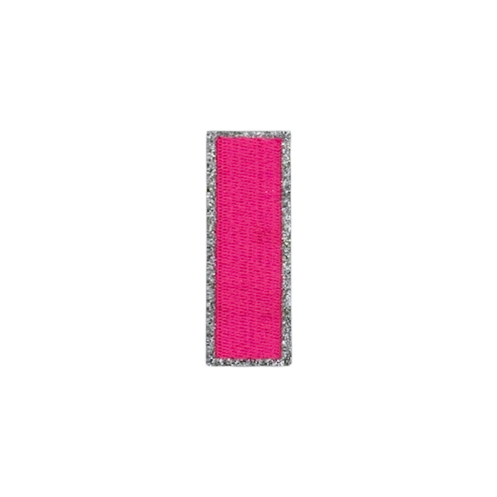 Glitzer Patches Neon Pink