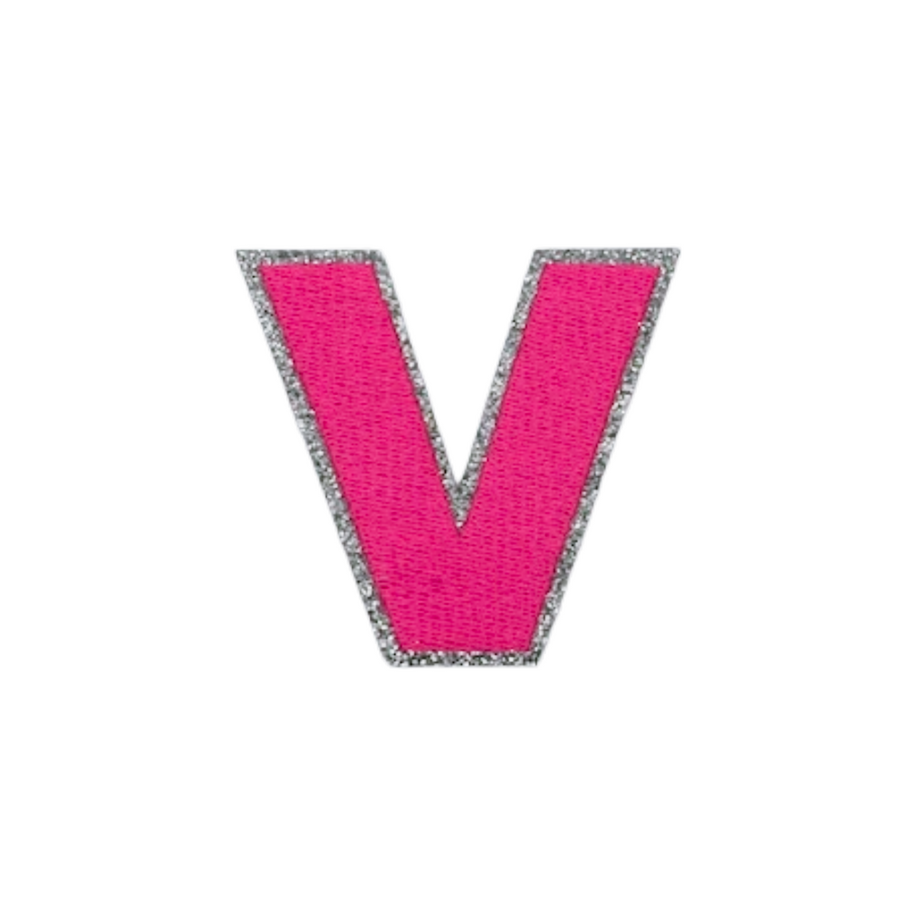 Glitzer Patches Neon Pink